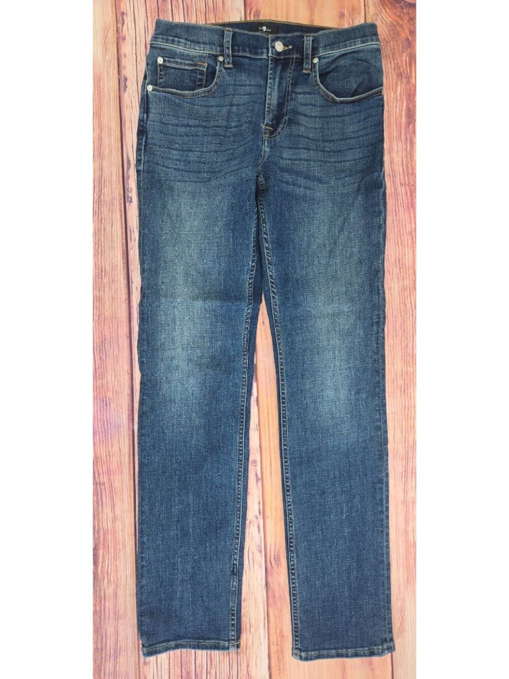 7 For All Mankind Womens Slimmy Straight Jeans Size 30x33.5